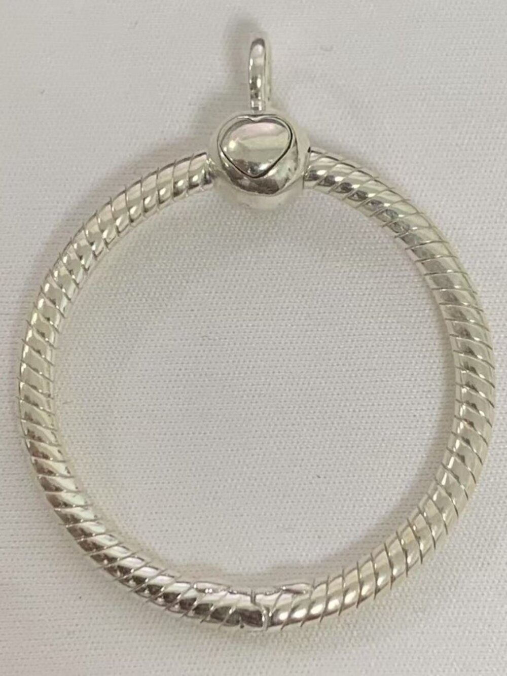 Pandora Moments Small O Pendant, S925 Silver Jewelry